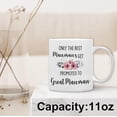 thumbnail image 2 of Great Meme Gifts Mug, Great Grandma Gifts, Great Meme to Be Gift Coffee Mug, Pregnancy Announcement Gift for Memes New Great Grandma GreatMeme, Promoted to GreatMeme CoffeeCup Ceramic 11oz, 2 of 10