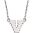 thumbnail image 1 of Sterling Silver S. Rh-P Logoart University Of Virginia Small Pendant With Necklace (18 X 13) Made In United States ss054uva-18, 1 of 5