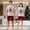 Gray, variant on LuLiaMenton Matching Couples Christmas Pajamas The Reason Green Plaid Short Sleeve Shorts Set
