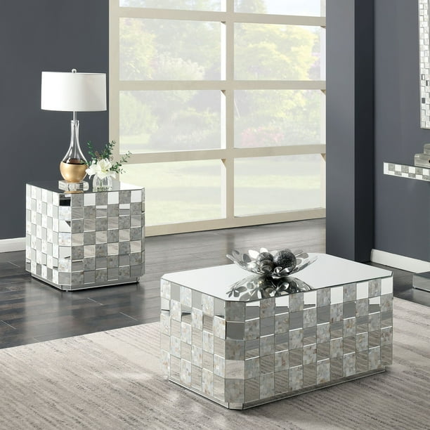 Silver Orchid Gruning 2 Piece Mirrored Coffee Table Set Com - Silver Mirror Coffee Table Set Silver Orchid Gruning 2 Piece Mirrored Coffee Table Set Com - Silver Mirror Coffee Table Set