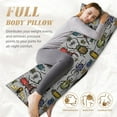 thumbnail image 7 of Rateoe Long Body Pillow Cover, 20x54 Inches Body Pillow Cases, Soft Brushed Microfiber Zipper Design, Bright Insects -Pillows Not Included, 7 of 7