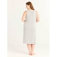 thumbnail image 3 of Joyspun Women’s Sleepwear Knit Midi Chemise, Sizes S-5X, 3 of 7