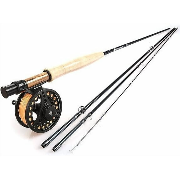 Creative Angler 9 Ft. 8 wt. Fly Rod & Reel Combo 4 Piece Catalyst, New