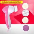 thumbnail image 2 of Cepillo de limpieza facial limpiador facial eléctrico con 5 cabezales para una limpieza profunda exfoliante suave, 2 of 9