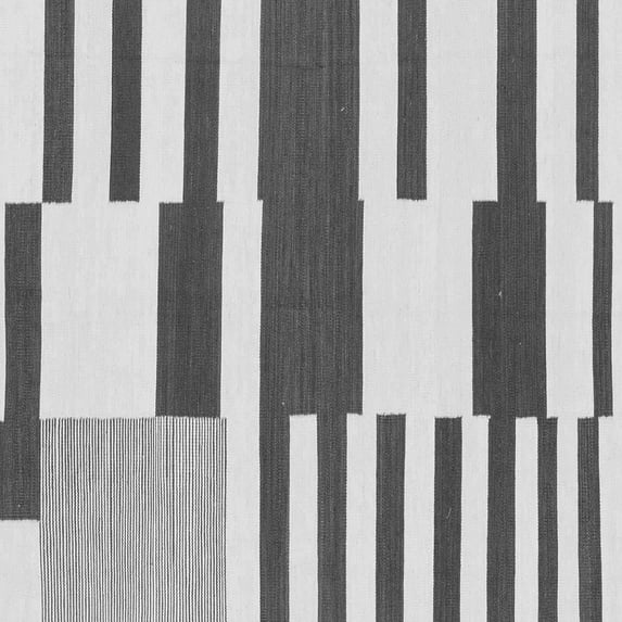 Ahgly Company Indoor Square Abstract Gray Modern Area Rugs, 5' Square