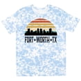 thumbnail image 3 of Inktastic Fort Worth Texas Skyline Retro T-Shirt, 3 of 5