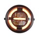 thumbnail image 4 of 7,4 Pulgadas de Ronda LED Faro para Proyector para Amarillo Soledad Faro redondo de la motocicleta, 4 of 10