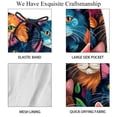 thumbnail image 4 of luoweisi Men's Beach Shorts Quick Dry Swim Trunks with Mesh Lining Cartoon Cat S, 4 of 5