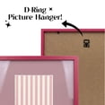 thumbnail image 5 of Urban Shop 12 x 12 Pink Wood Picture Frames, 2-Pack, Displays 6 x 8 Photo with Mat, 5 of 10