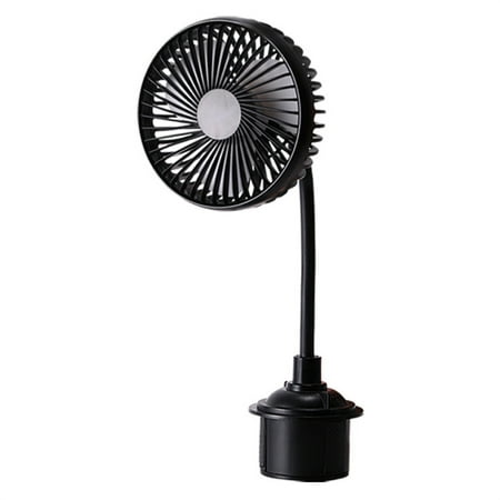 

Mini Personal Fan Adjustable Base Cup Holder Desk Fan Small Quiet Head Rotation 360 3 Speeds Small Oscillating Fan with USB Powered Suitable For Truck Office Dorm Home