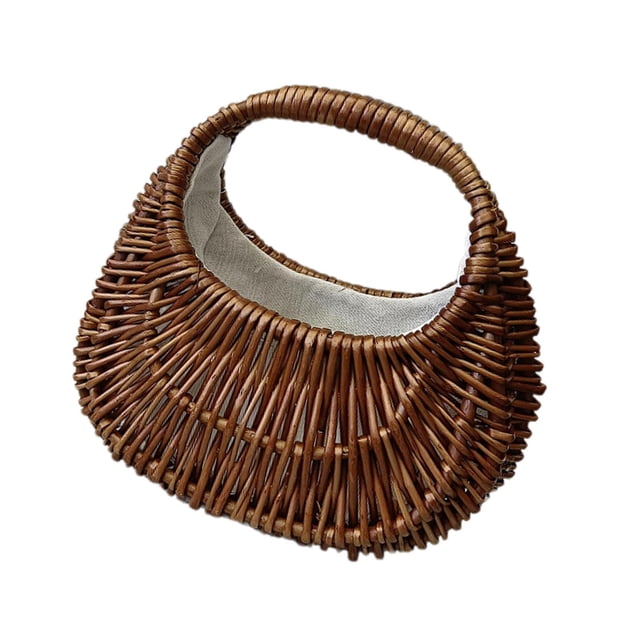 Bolso de mano para mujer, elegante y único, clásico, para playa, vacaciones de verano y camping. 24cmx14cmx26cm