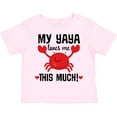 thumbnail image 3 of Inktastic Yaya Loves Me Grandson Boys or Girls Toddler T-Shirt, 3 of 5