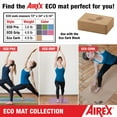 thumbnail image 6 of AIREX Exercise Eco Mat Fitness for Yoga, Physical Therapy, Rehabilitation, Balance & Stability Exercises - Available in Multiple Colors & Sizes - Eco Pro, Blue, 6 of 6