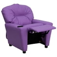 thumbnail image 5 of Bowery Hill Kids Recliner in Lavender with Cup Holder, 5 of 5