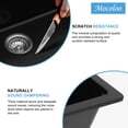 thumbnail image 2 of 30 in. Undermount Single Bowl Workstation Sink Black Quartz/Granite Composite Kitchen Sink with Bottom Grid/Accessories, 2 of 10