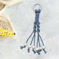 thumbnail image 3 of Colgador de plátano decorativo Perfecl tejido de cuerda de algodón gris Gancho, 3 of 8