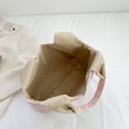 thumbnail image 3 of Bolso hobo de moda para mujer, bolso de axila de gran capacidad, nailon para mujer (rosa) Sywqhk Para Estrenar, 3 of 9