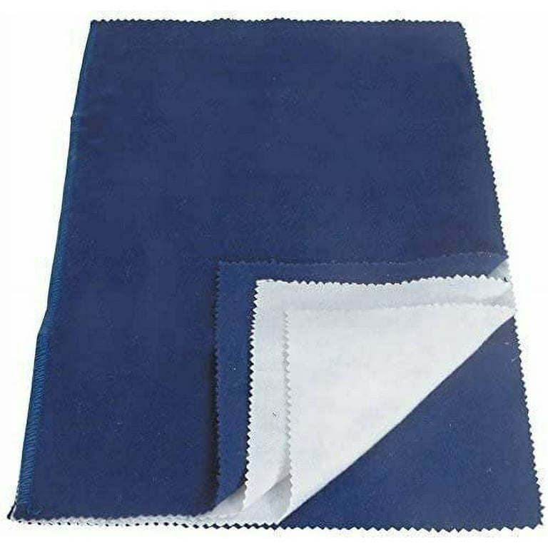 2 Pack Polishing Cleaning Cloth for Gold Silver Jewelry XL Pro Size 14 x 11  Inch