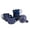 Blue, variant on 10 Strawberry Street Double Line 3.75"/12 fl oz Stoneware Mug, Set of 6, Emerald Green