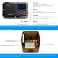 thumbnail image 3 of Solar Driveway Alarm Wireless Outside 1800ft Range, Outdoor Motion Sensor & Detector Driveway Alert System with Rechargeable Battery/Weatherproof/Mut, 3 of 8