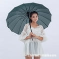 thumbnail image 4 of Parapluie Automatique à Long Manche avec 16 Nervures et Protection UV UPF 30+, 4 of 5