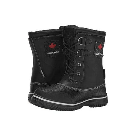 Superfit Big Boys Waterproof Winter Boots Unix Black (Best Waterproof Boots Canada)