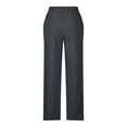 thumbnail image 6 of Yuwull Womens Wide Leg Pants Womens Pants High Waist Flare Bell Bottoms Casual Slacks Leggings Stretchy Dress Pant Bootcut Button Down Work Trousers, 6 of 6