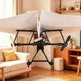 thumbnail image 2 of Rc Paper Airplane Kit - DIY Electric Remote Control Plane with Gyro Stabilizer,Dual Propellers Rc Plane Kit,Lightweight Foldable Flying Stem Toy Micro Fixed Wing Drone,Cool Tech Gadgets Gifts, 2 of 10
