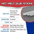 thumbnail image 7 of BAZIC Hot Melt Glue Sticks Dual Temp 3.9" x 0.27" (100/Pack), 2-Packs, 7 of 7