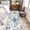 Blue, variant on Blue Flower Runner Rug 2x6 FT,Non Slip Hallway Rugs,Sage Green Leaves Boho Spring Watercolor Washable Soft Floor Carpet Throw Runner Carpet Long Rugs for Entryway Kitchen Bedside Sliding Door