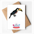 thumbnail image 1 of Painting Toco Tropical Bird Happy Birthday Greeting Cards Envelopes Blank, 1 of 3