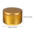thumbnail image 2 of MesaSe 24 Pcs Candle Jars Empty Containers Candle Tins Candle Making Tins  Candle Tins, 2 of 6