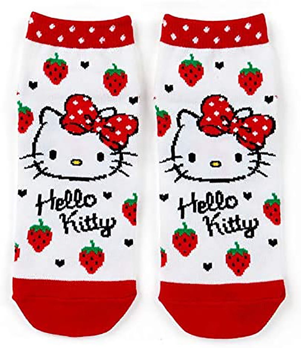 Hello Kitty Ankle Socks Strawberry
