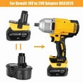 thumbnail image 4 of Adaptador de Batería DCA1820 para De*walt 20V Batería de Litio Convertir a para De*walt Drill 18V Herramientas NiCad y NiMh con Convertidor USB, 4 of 7