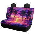 thumbnail image 2 of Pzuqiu Automotive Seat Covers Full Set Easy to Install Polyester Fabric, Compatible with Front Seat SUV Seats, for Trucks Sedans, Palm Tree Sunset, 2 of 10