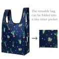 thumbnail image 5 of Wrapables Small JoliBag Collection Reusable Shopping Bag, Cactus Party, 5 of 5