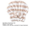 thumbnail image 6 of ievspot Hair Drying Cap,Absorbent Hair Towel Wrap with Bow,Hair Wrap Turban for Women Bath Shower Spa, 6 of 6