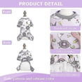 thumbnail image 4 of Pijamas para perros pequeños, ropa de verano para perros, pijamas suaves para perros, monos para cachorros, camisetas, pijamas para gatos, pijamas, caqui, M, 4 of 5