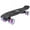 Black w/ LED Wheels, variant on Rekon 22" Complete Mini Cruiser Plastic Skateboard (White Skulls)