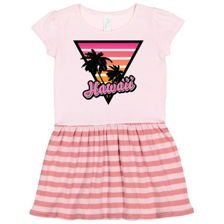 

Inktastic Hawaii with Triangle and Palm Trees Gift Toddler Girl Dress