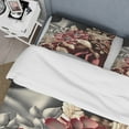 thumbnail image 4 of Designart "Vintage Glamour Rose in Bloom IV" Floral Bedding Covert Set - Traditional Pink Bed Set With 2 Shams, 4 of 6