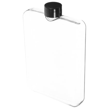 HONMEET Clear Plastic Water Flask for Outdoor Hiking Gym Workouts Camping and Travel Activities