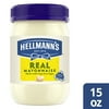 Hellmann's Made with Cage Free Eggs Real Mayonnaise, 15 fl oz Jar