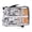 Clear lens Chrome Housing Amber Reflector(Left), variant on CROSSDESIGN Headlights Clear lens White Housing Clear Reflector Fit for 2007-2014 Chevy Silverado 1500 2500 3500