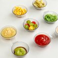 thumbnail image 4 of QTOCIO 3 Pcs Plateaux à Condiments à Double Compartiment pour Barbecue Extérieur Plateaux à Condiments pour Collations et Fruits, 4 of 9