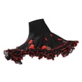 thumbnail image 3 of Vestido de Baile de Salón Zulema Rojo Tango Vals Flamenco, 3 of 8