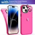 thumbnail image 4 of Funda transparente neón para iPhone 15, diseño retro vibrante y bonito para mujer, accesorios de los 80, funda protectora de cámara de silicona suave a prueba de golpes para iPhone 15 de 6.1 pulgadas, 4 of 8