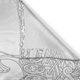 thumbnail image 3 of Ambesonne Retro Kitchen Curtains, Greek Galley, 55"x39", Black White, 3 of 3
