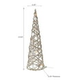 thumbnail image 2 of Led White and Gold Paper Cone Tree Medium 23.62", 2 of 3