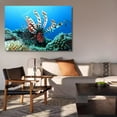 thumbnail image 6 of Lionfish Scuba Diving Underwater Canvas Poster Bedroom Decor Sports Landscape Office Room Decor Gift,Frame-style,12x18inch(30x45cm), 6 of 8